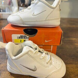 Nike Pico Plus Bootie White Sneakers Toddler Size 2C
